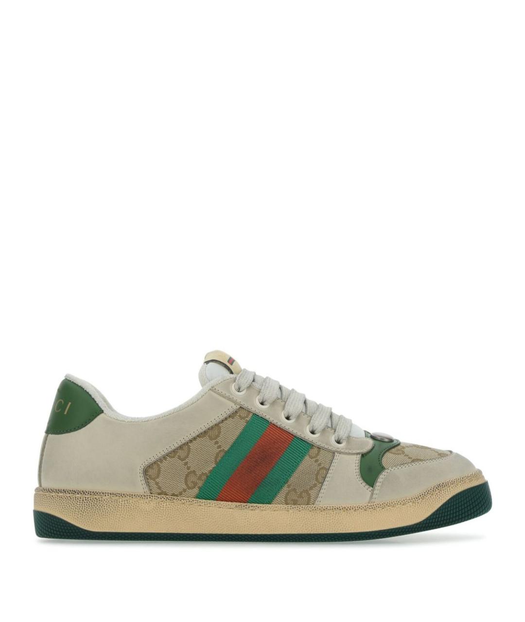 GUCCI Мульти кожаные низкие кроссовки / кеды, фото 1