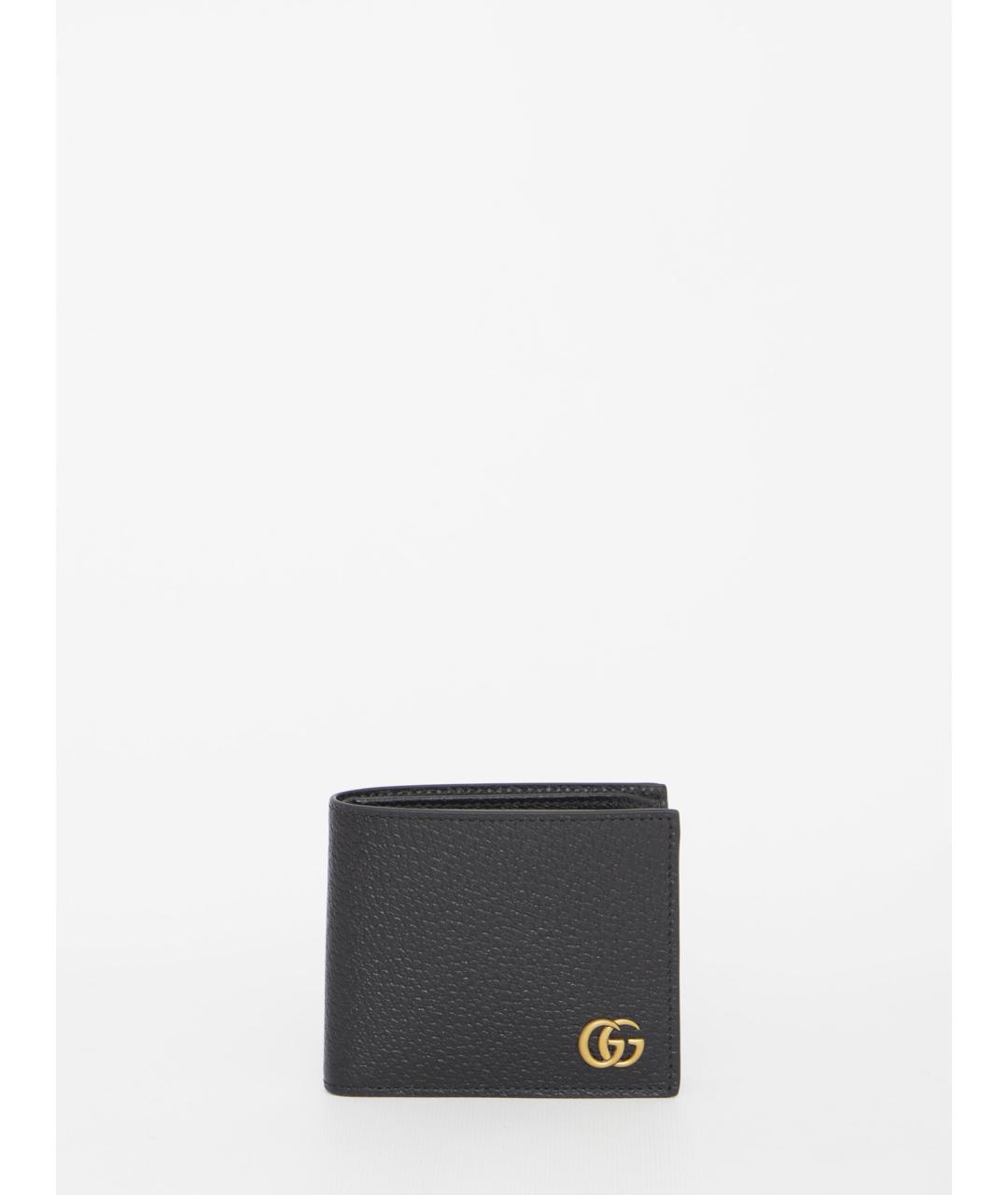 GUCCI Черный кожаный кошелек, фото 5