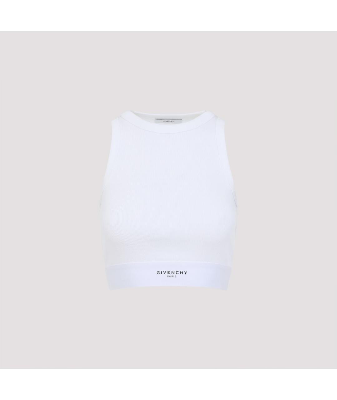 GIVENCHY Белая хлопковая майка, фото 2
