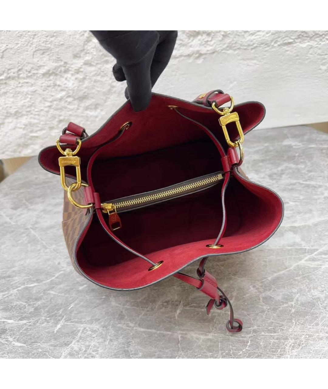 LOUIS VUITTON Коричневая сумка через плечо, фото 6