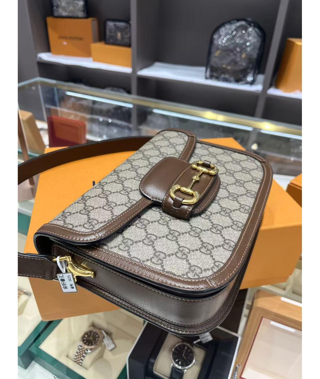 GUCCI Бежевая сумка через плечо, фото 3
