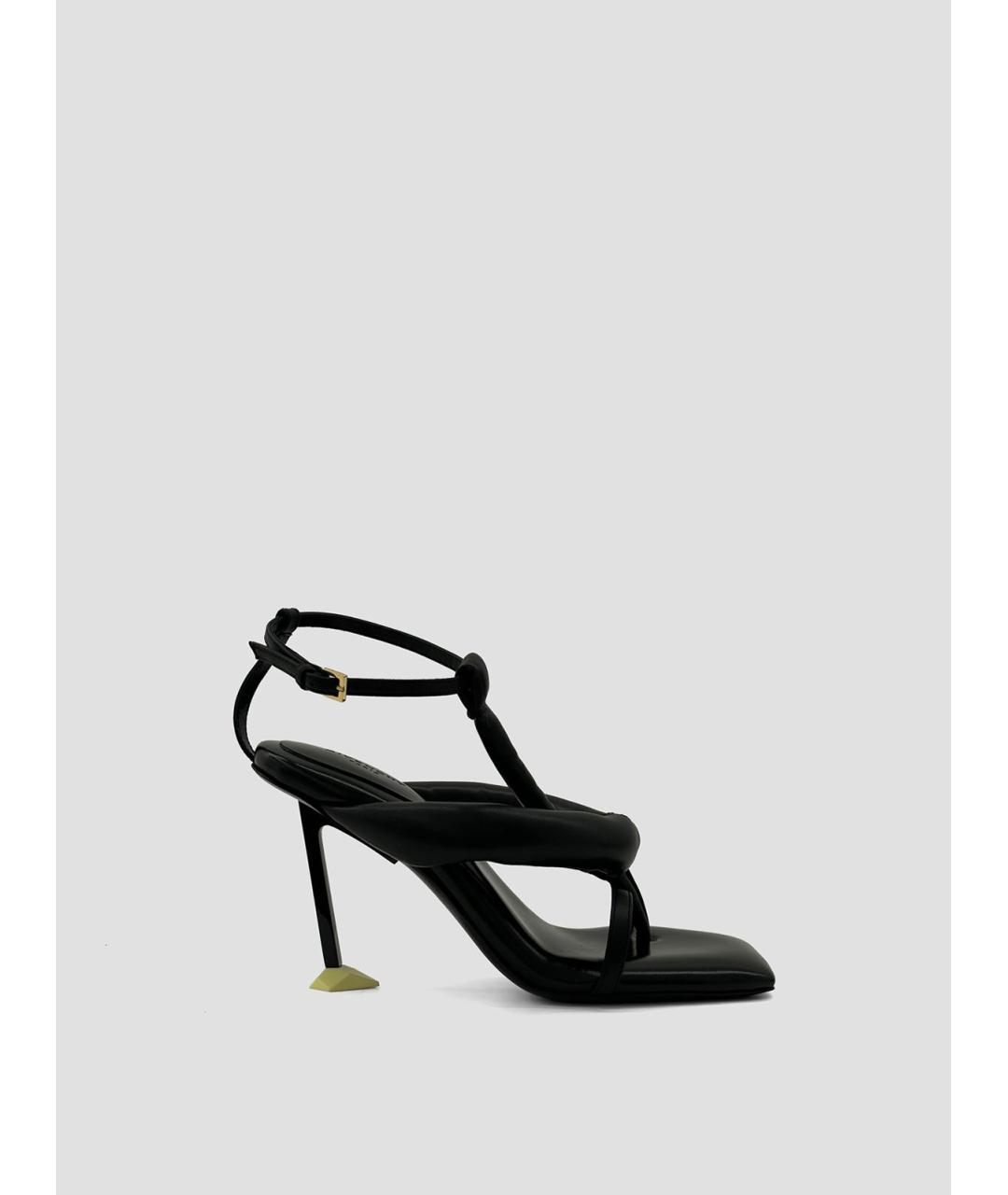 GIVENCHY Черные кожаные туфли, фото 4