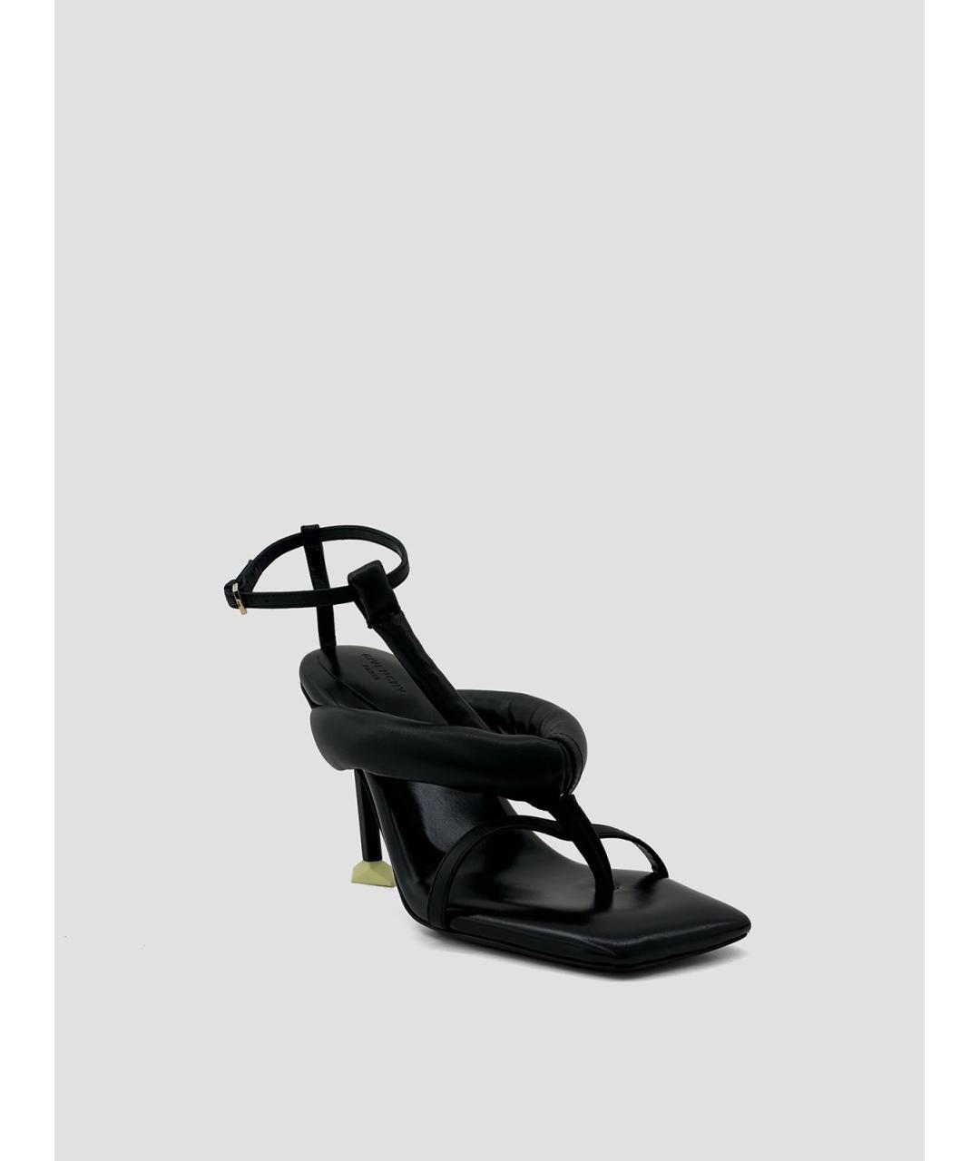 GIVENCHY Черные кожаные туфли, фото 3