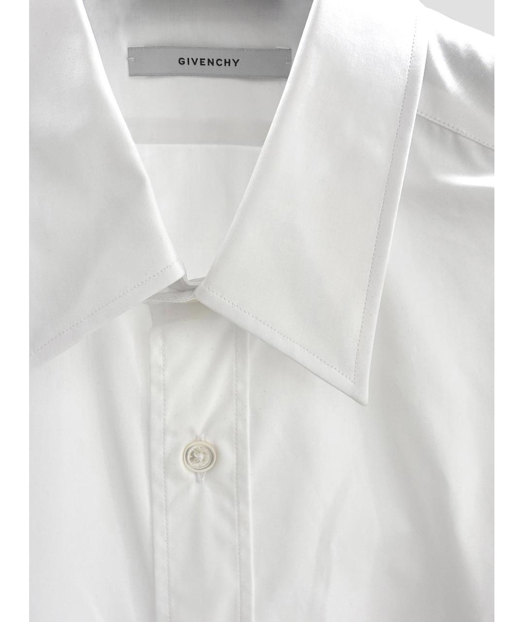 GIVENCHY Белая хлопковая классическая рубашка, фото 3