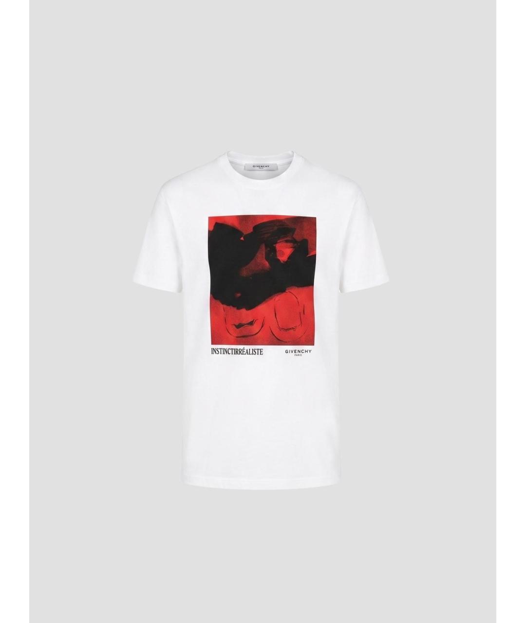 GIVENCHY Белая хлопковая футболка, фото 4