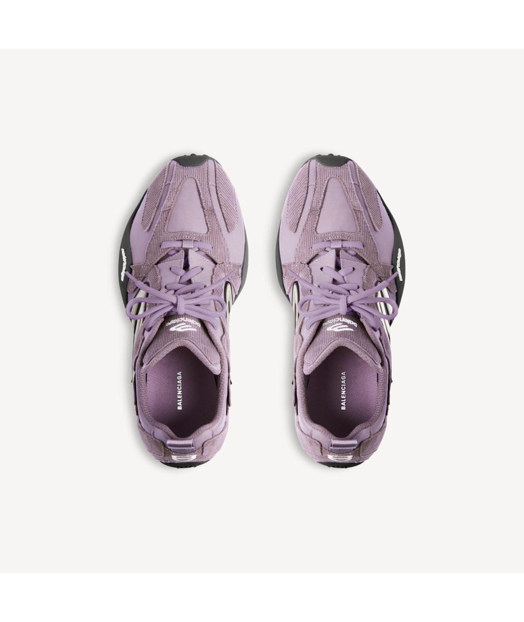 BALENCIAGA Фиолетовые синтетические кроссовки, фото 2
