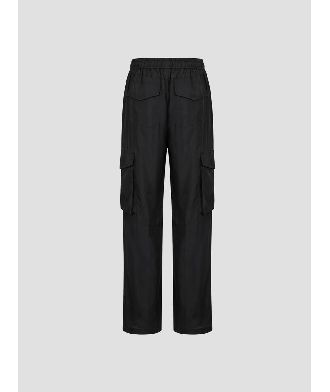 PHOEBE PHILO Черные прямые брюки, фото 2