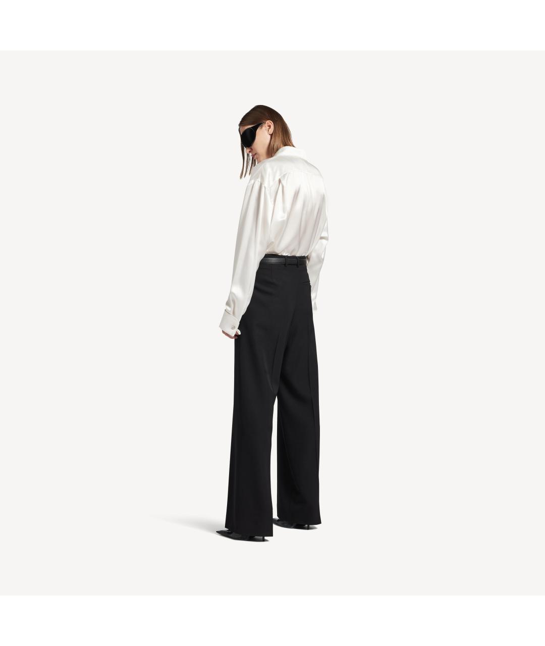 BALENCIAGA Черные прямые брюки, фото 2