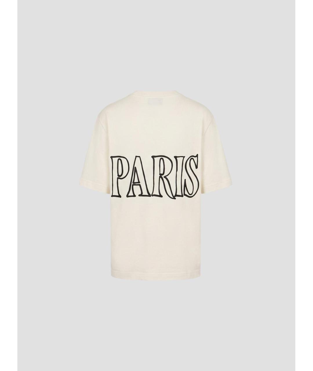 Ami Paris Белая хлопковая футболка, фото 2