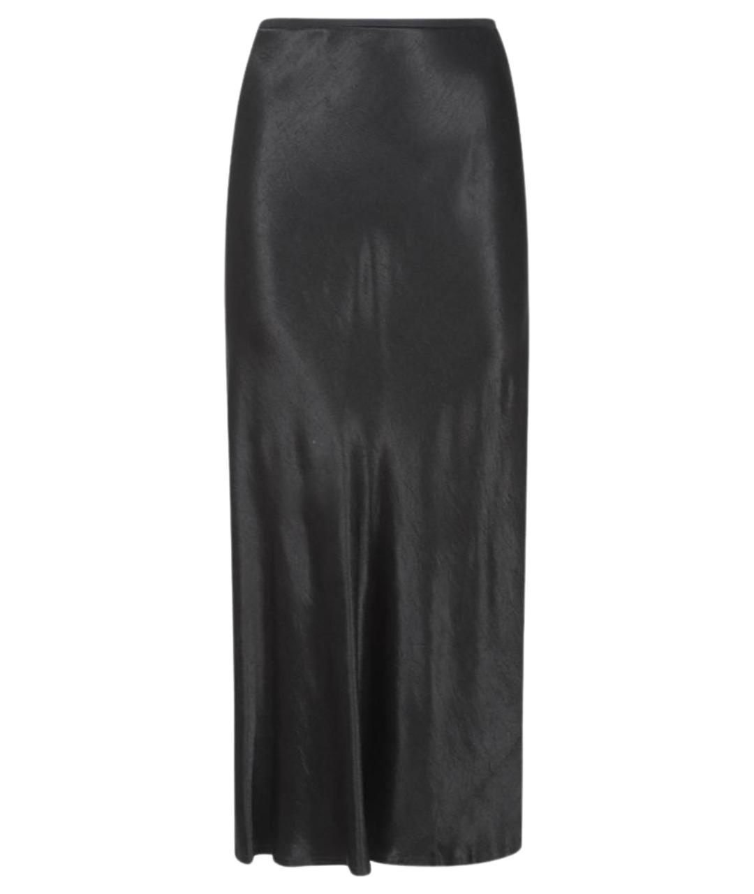 MAISON MARGIELA Черная ацетатная юбка миди, фото 1