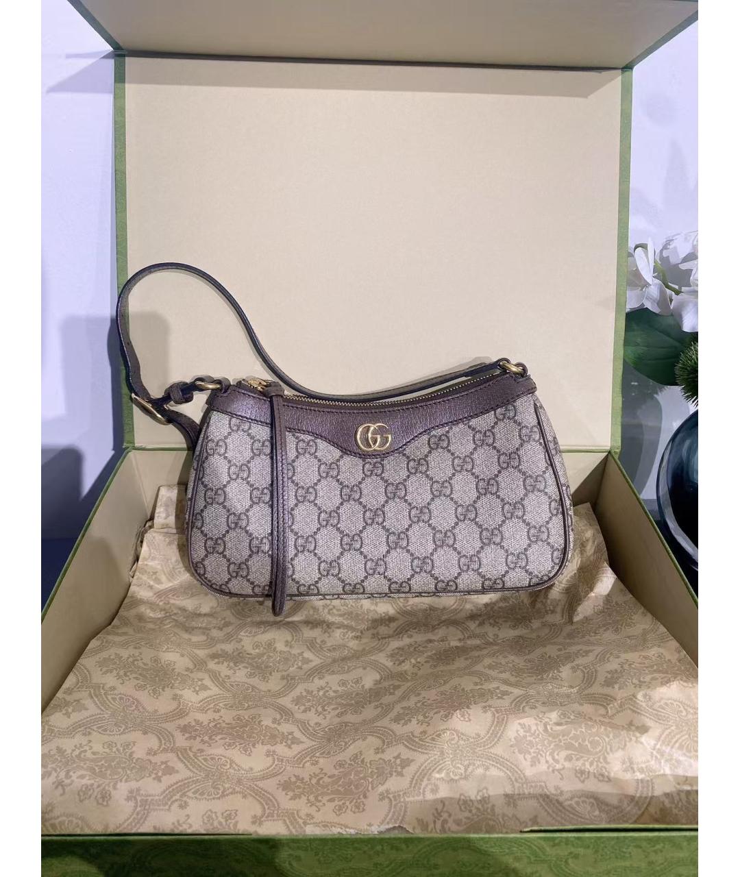 GUCCI Бежевая сумка через плечо, фото 2