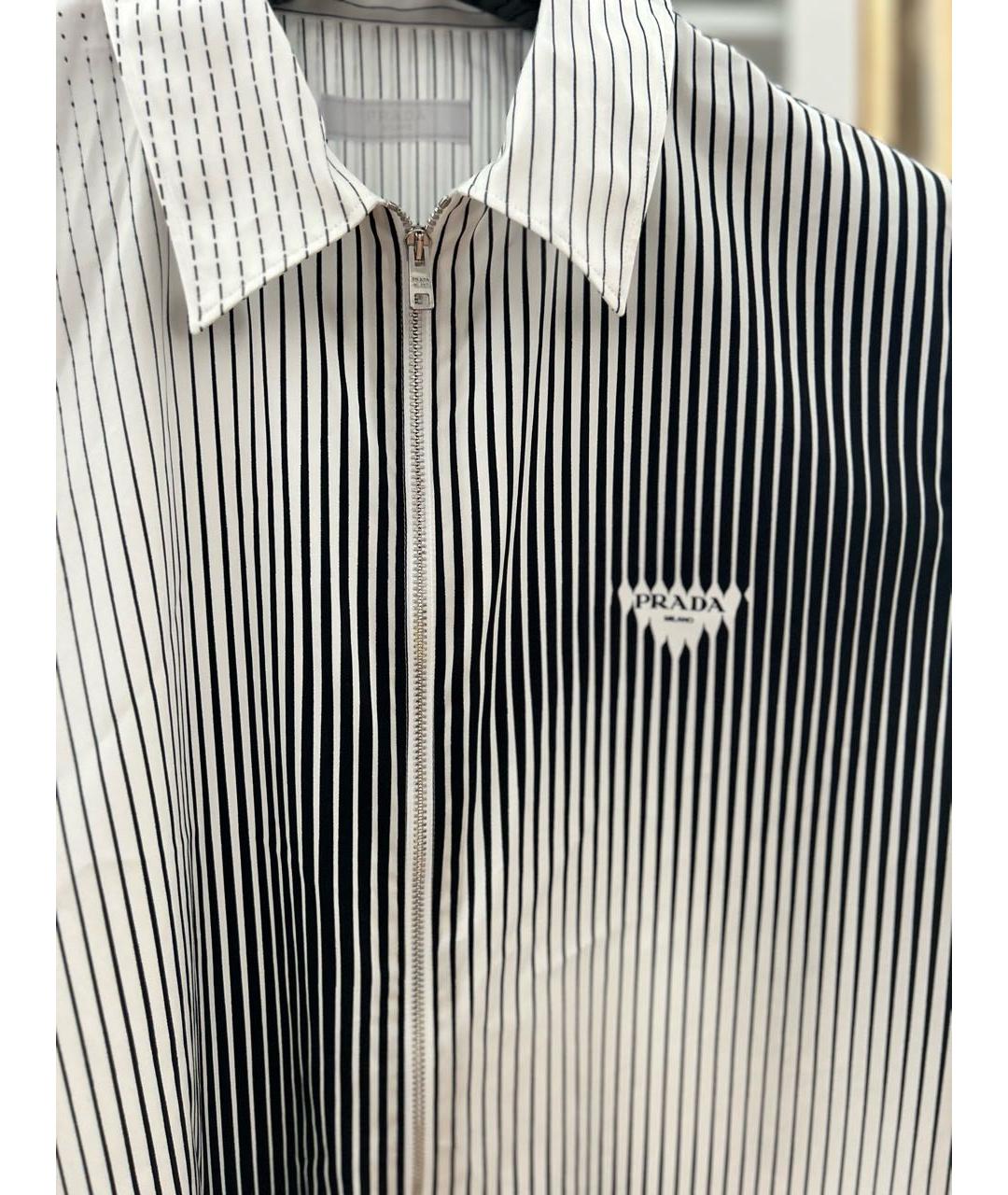 PRADA Белая хлопковая кэжуал рубашка, фото 2