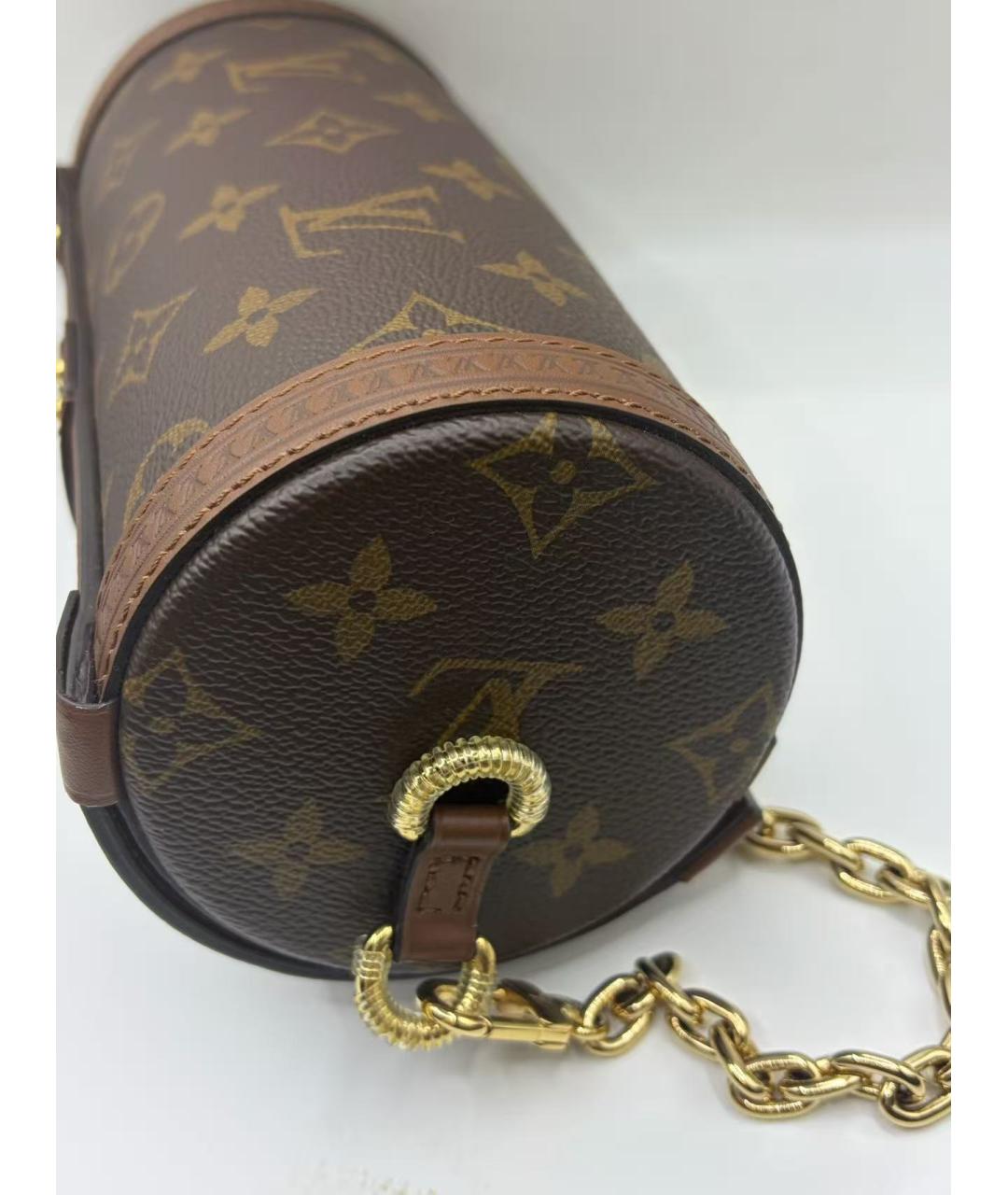 LOUIS VUITTON Коричневая сумка через плечо, фото 3