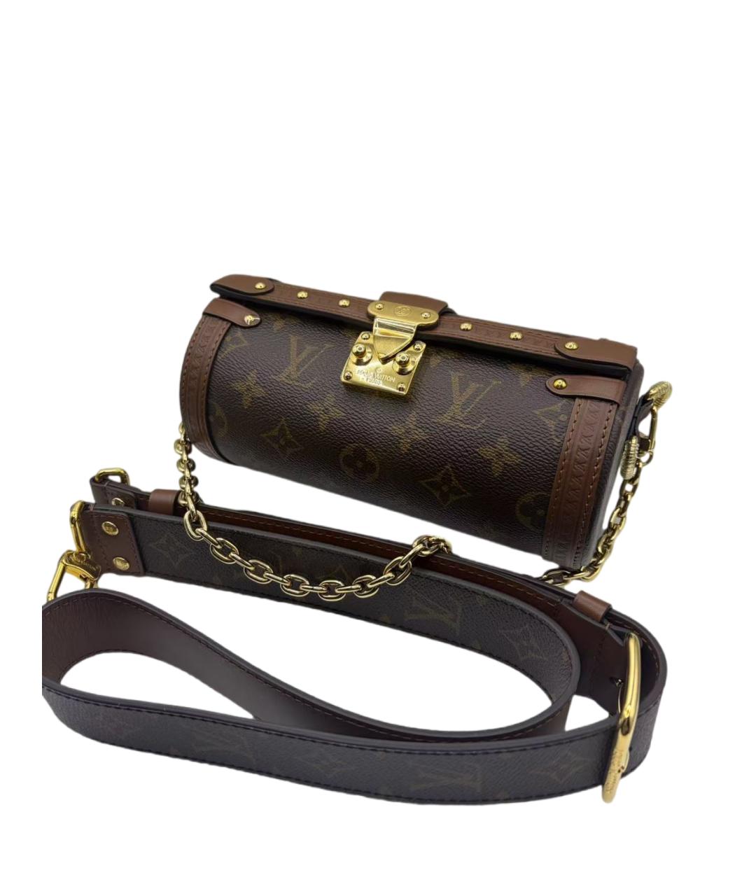 LOUIS VUITTON Коричневая сумка через плечо, фото 6