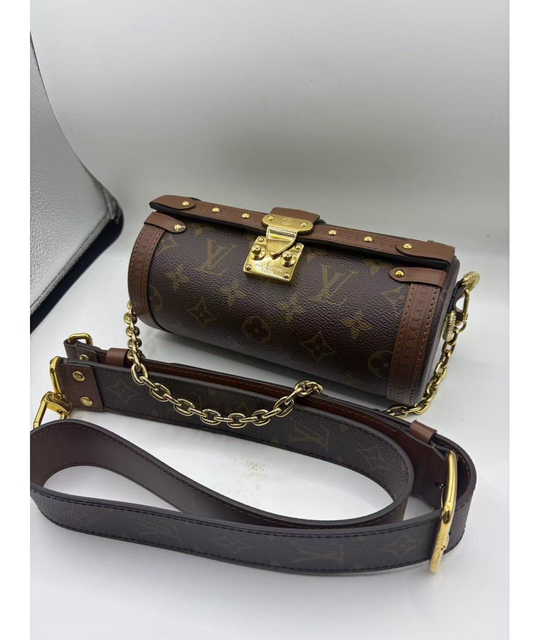 LOUIS VUITTON Коричневая сумка через плечо, фото 2
