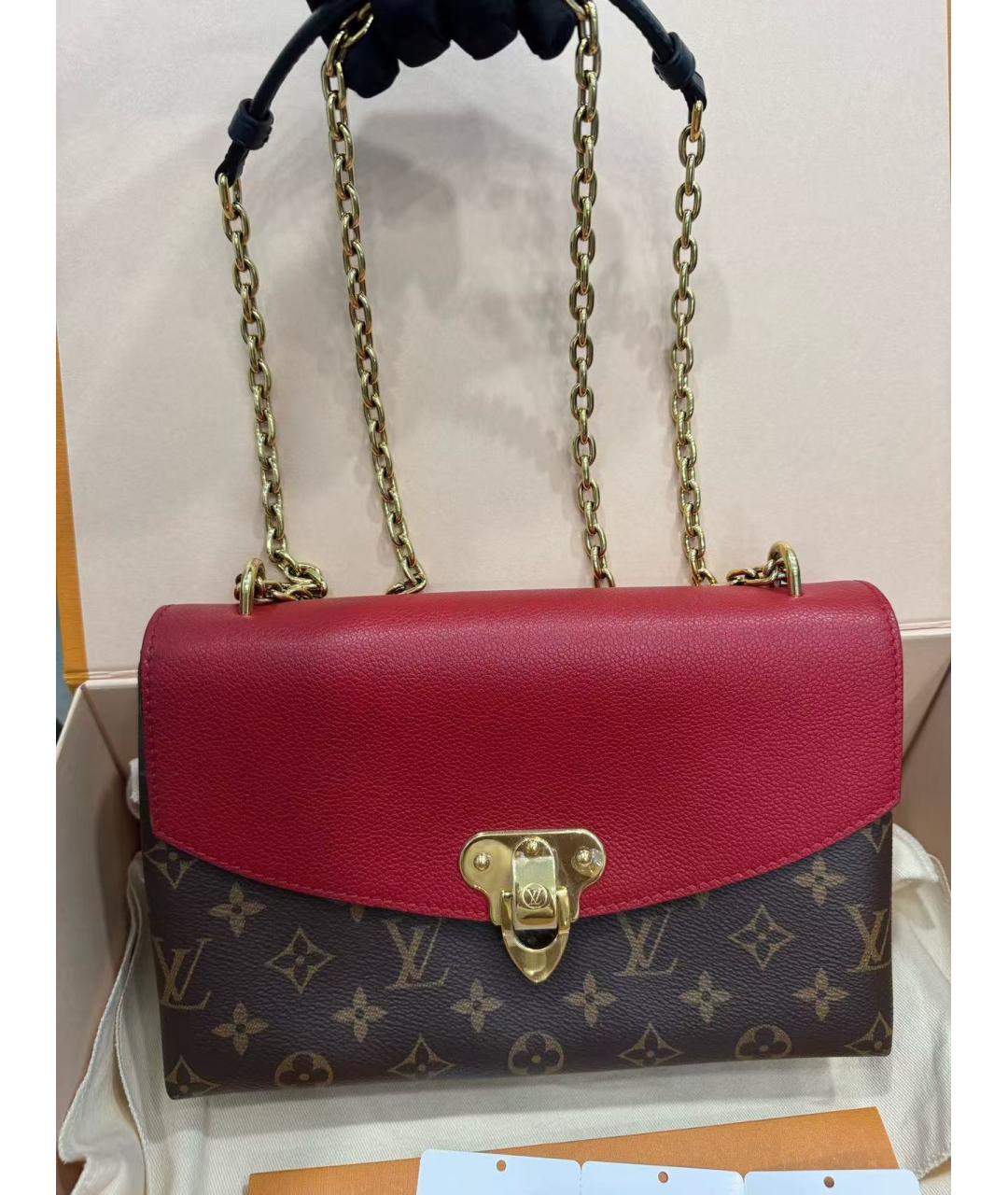 LOUIS VUITTON Коричневая сумка с короткими ручками, фото 3