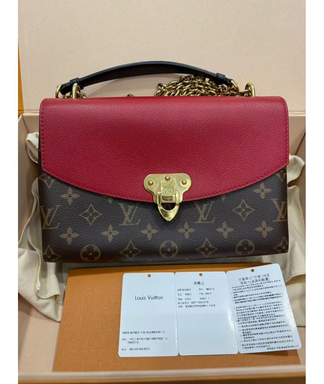 LOUIS VUITTON Коричневая сумка с короткими ручками, фото 2