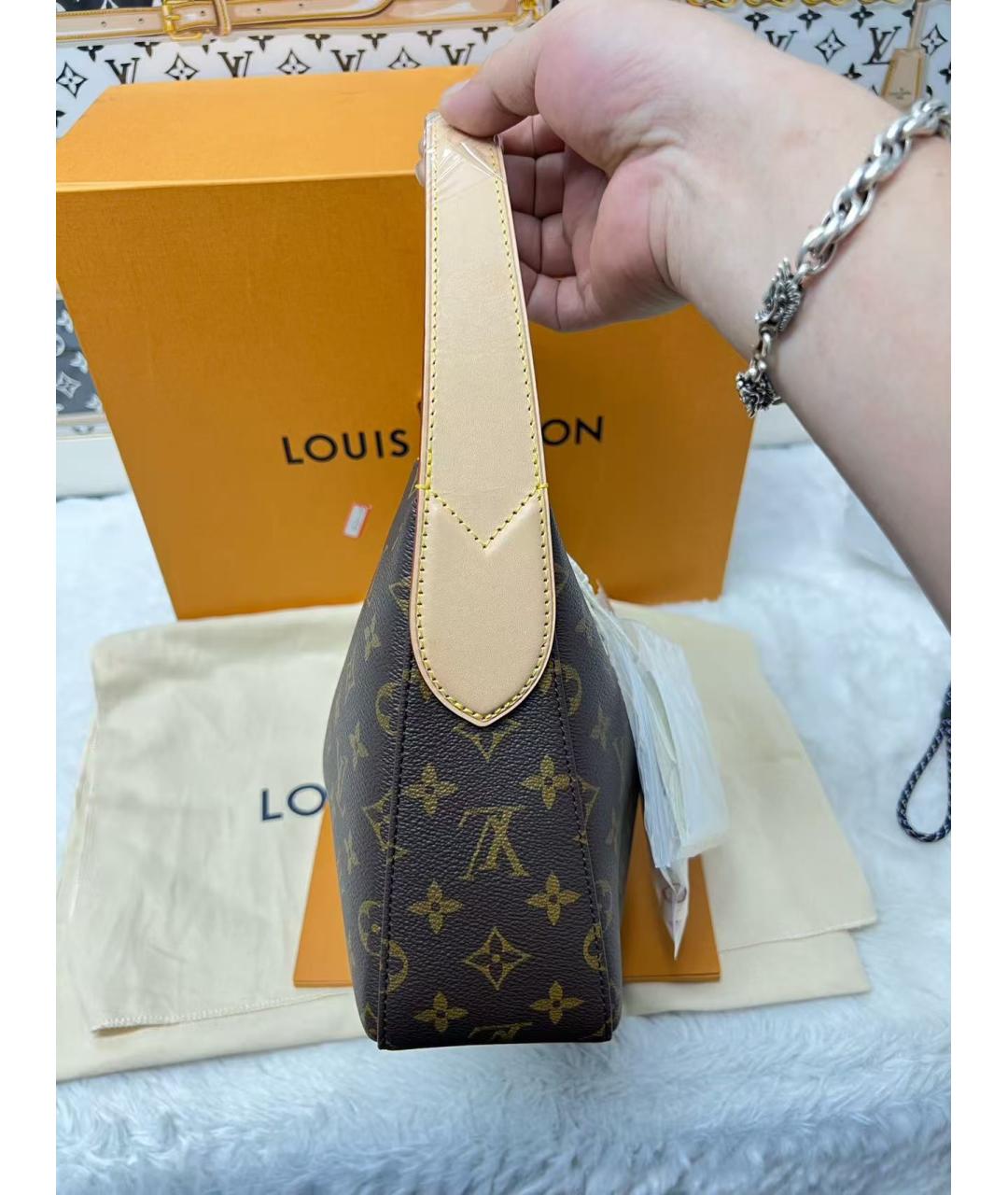 LOUIS VUITTON Коричневая сумка через плечо, фото 3
