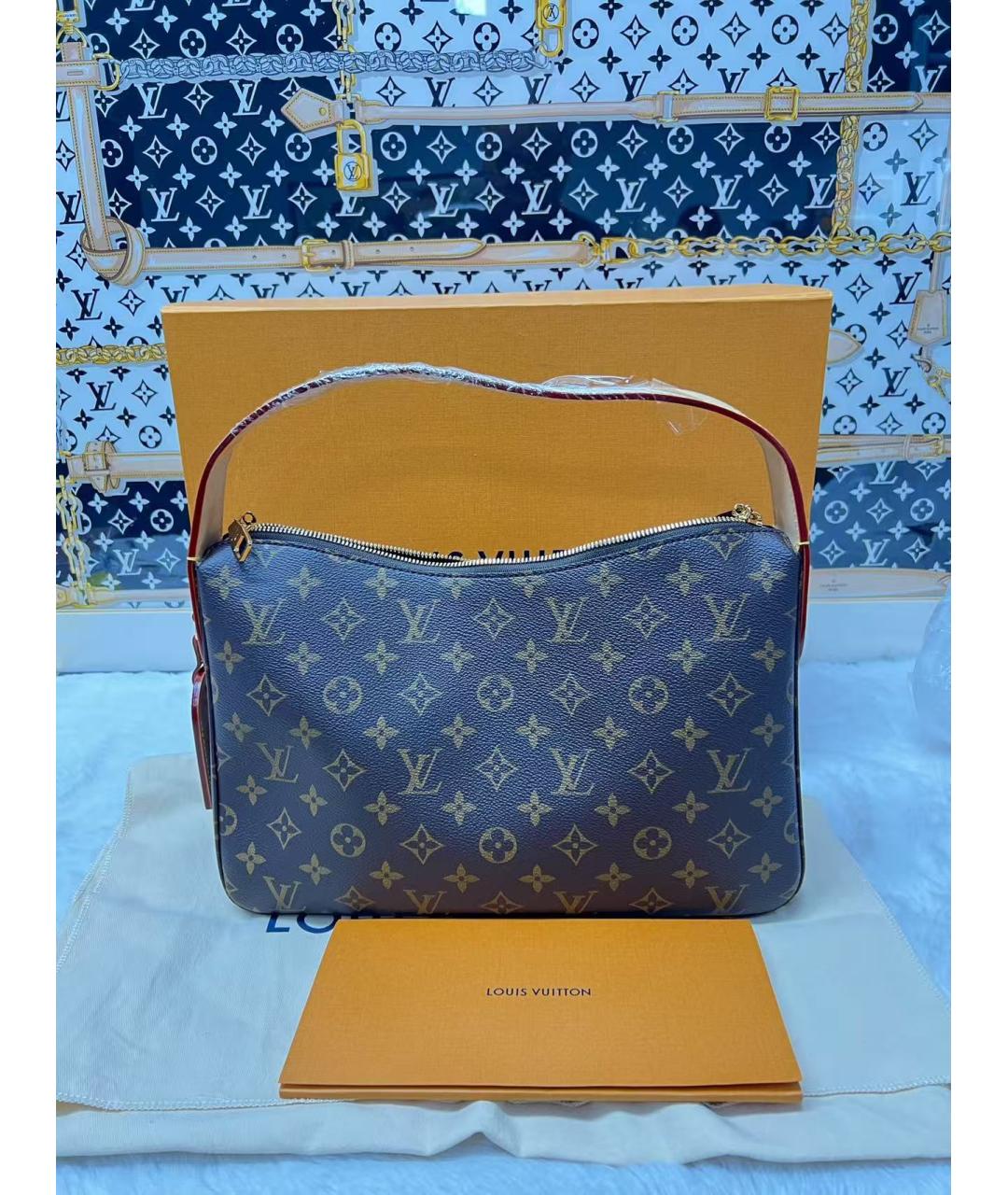 LOUIS VUITTON Коричневая сумка через плечо, фото 7