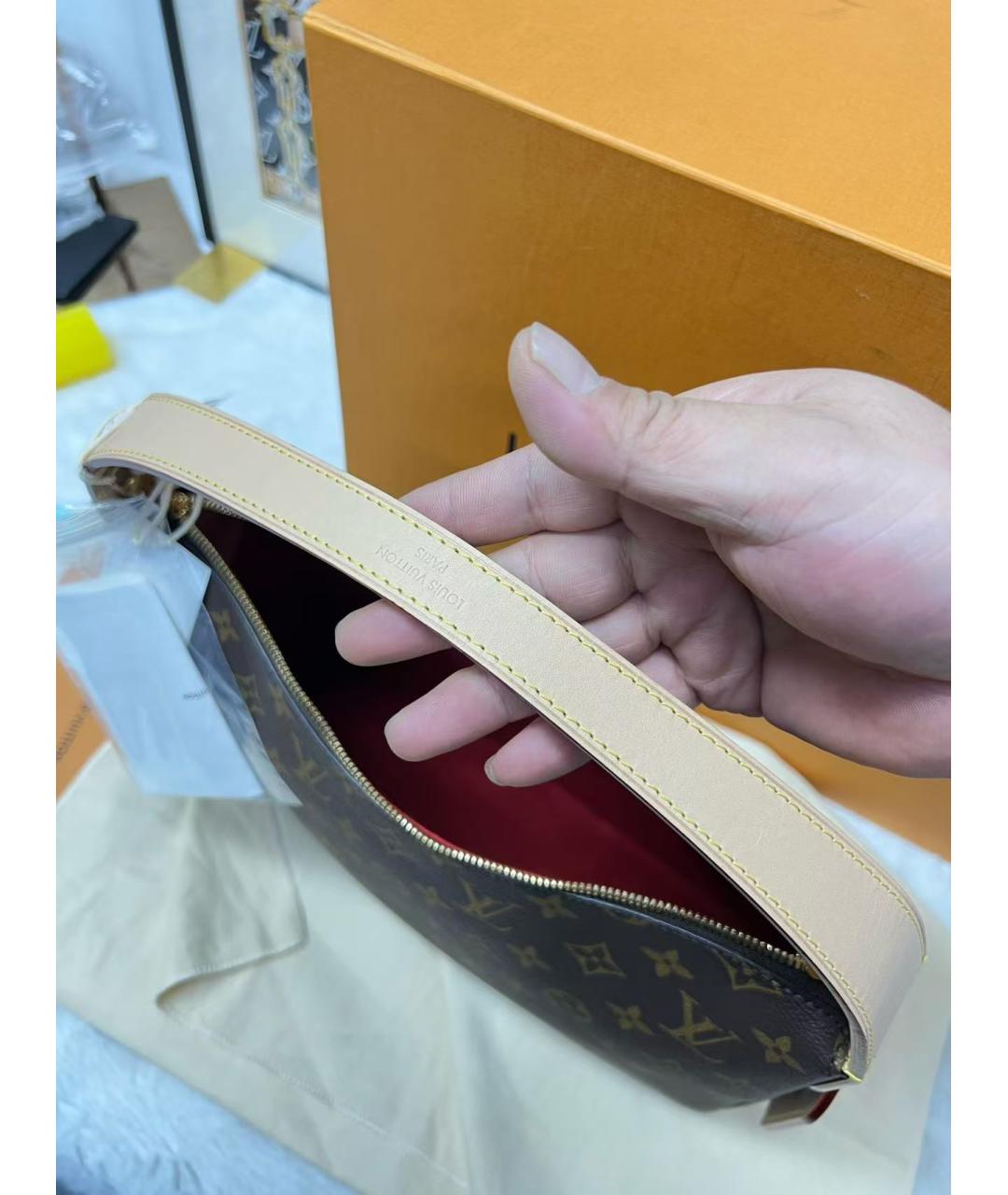 LOUIS VUITTON Коричневая сумка через плечо, фото 5