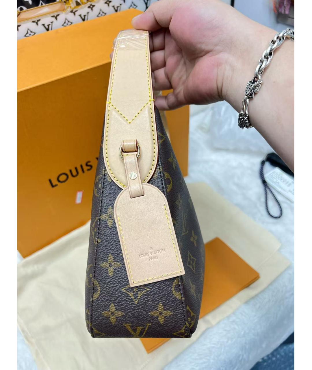 LOUIS VUITTON Коричневая сумка через плечо, фото 2