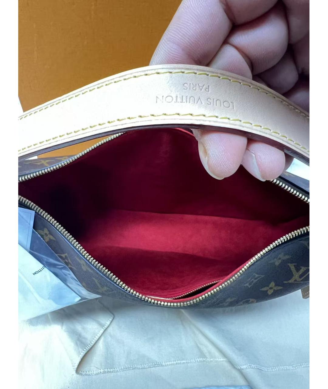 LOUIS VUITTON Коричневая сумка через плечо, фото 6