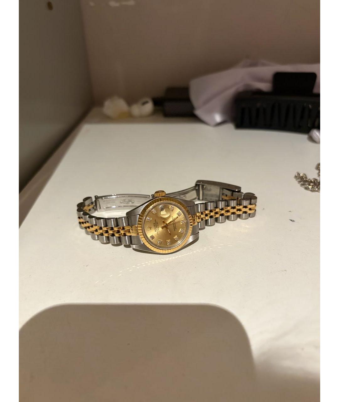 ROLEX Серебряные часы из белого золота, фото 6