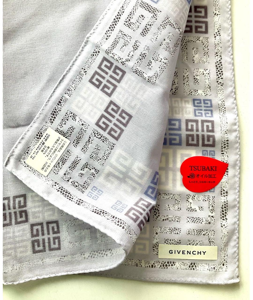 GIVENCHY Красный хлопковый платок, фото 4