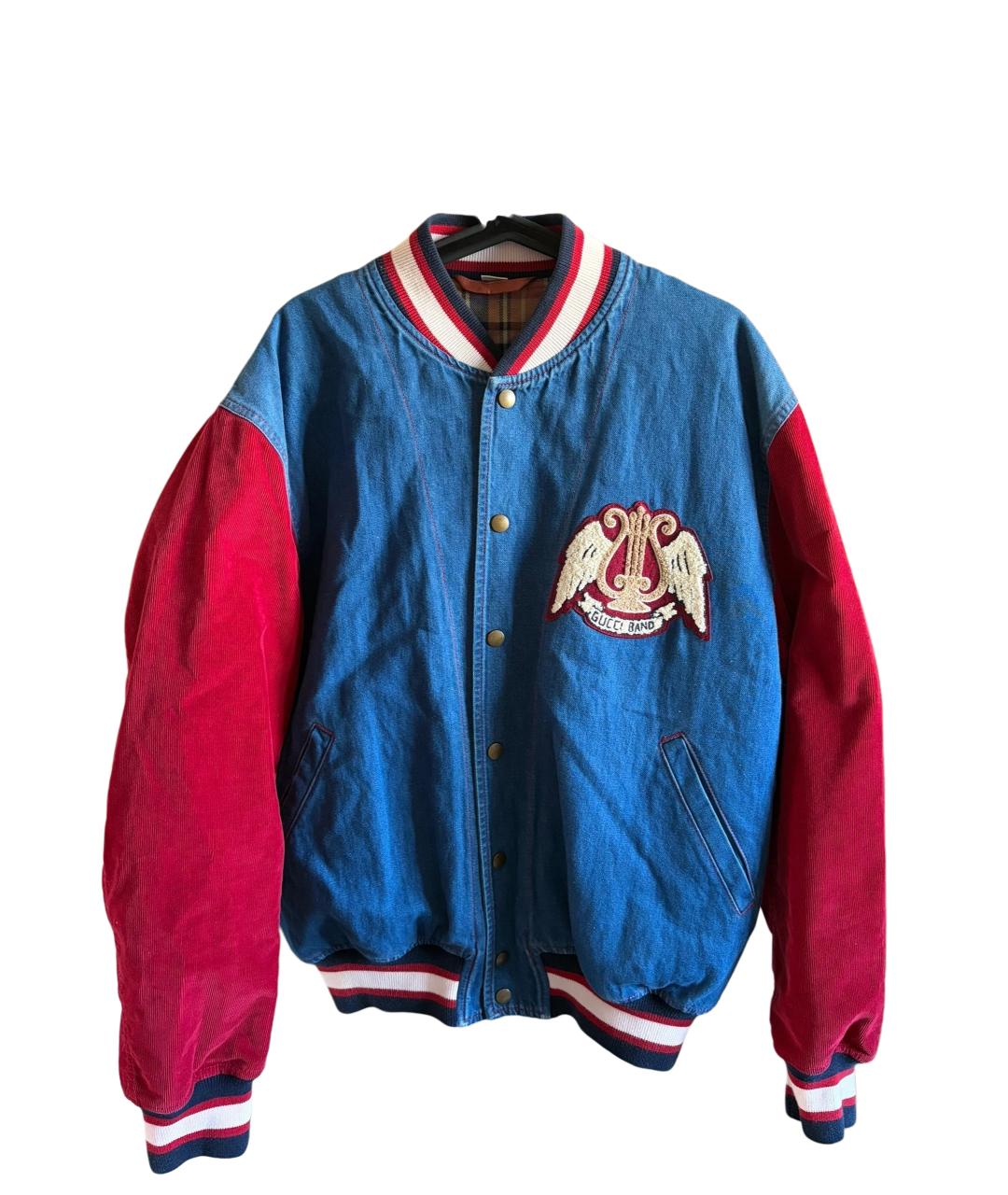 GUCCI Синяя деним куртка, фото 7