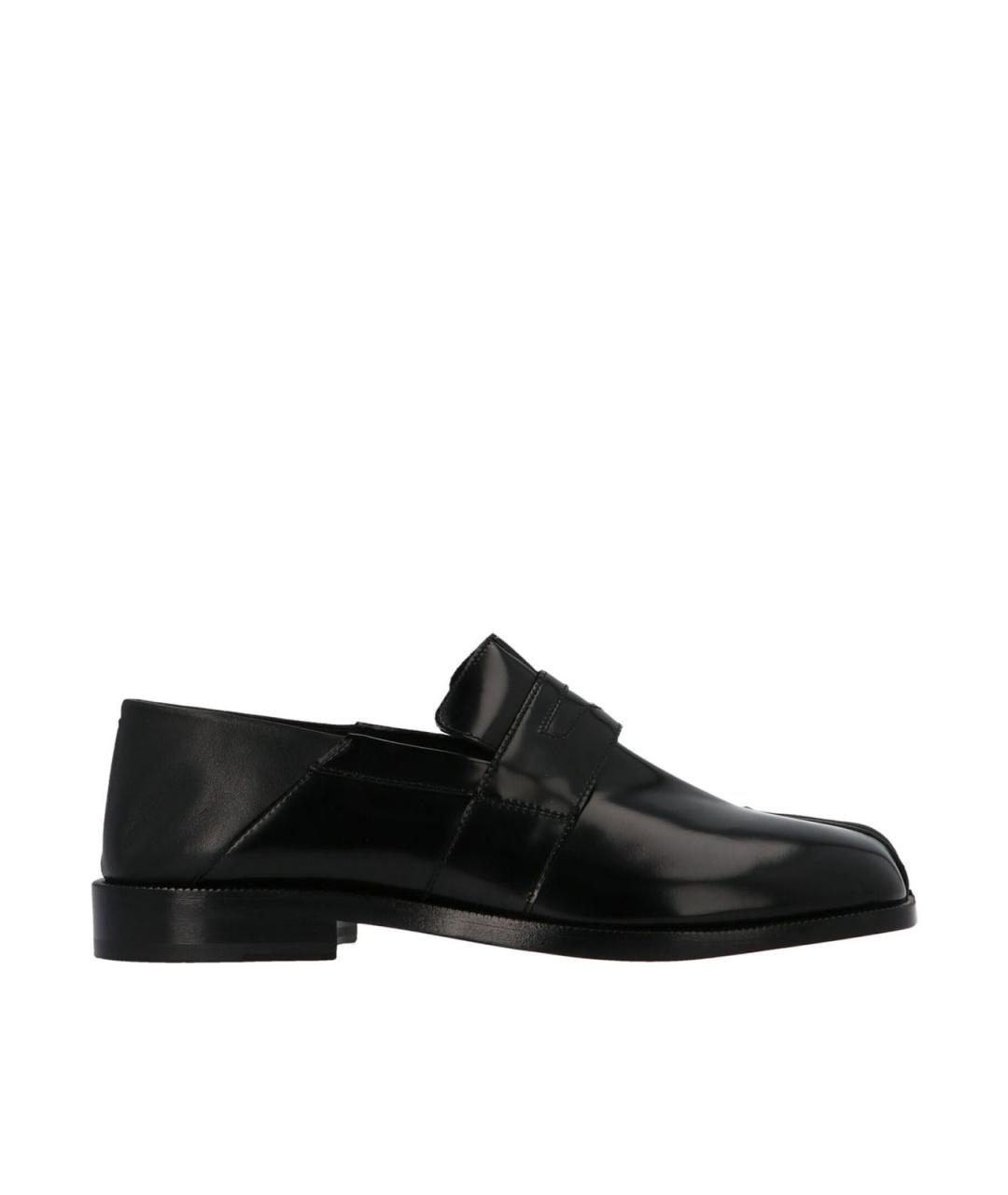 MAISON MARGIELA Черные кожаные лоферы, фото 1
