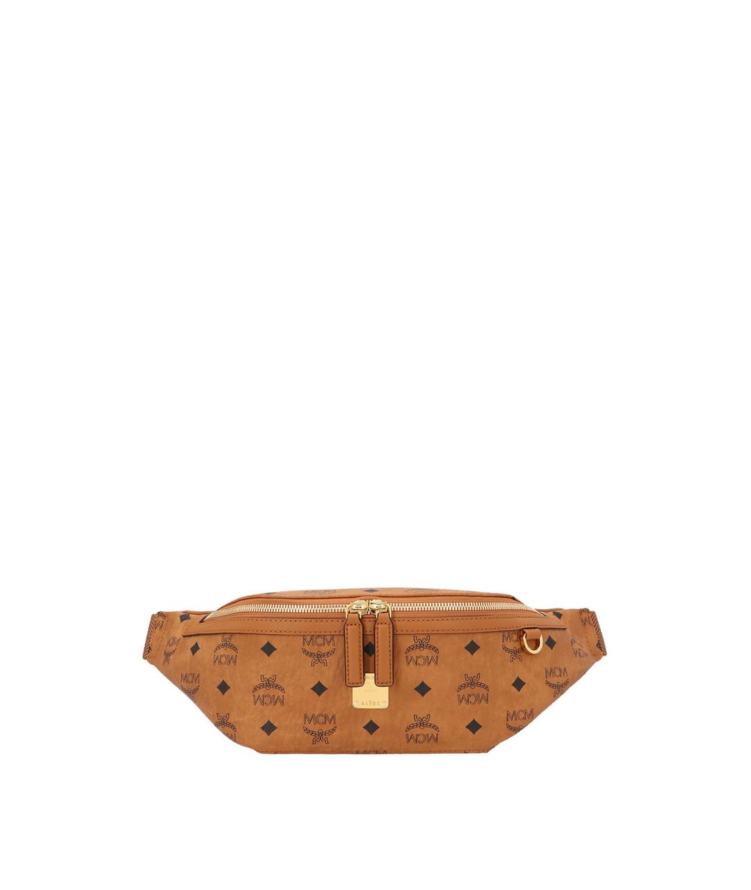 MCM Коричневая поясная сумка, фото 1