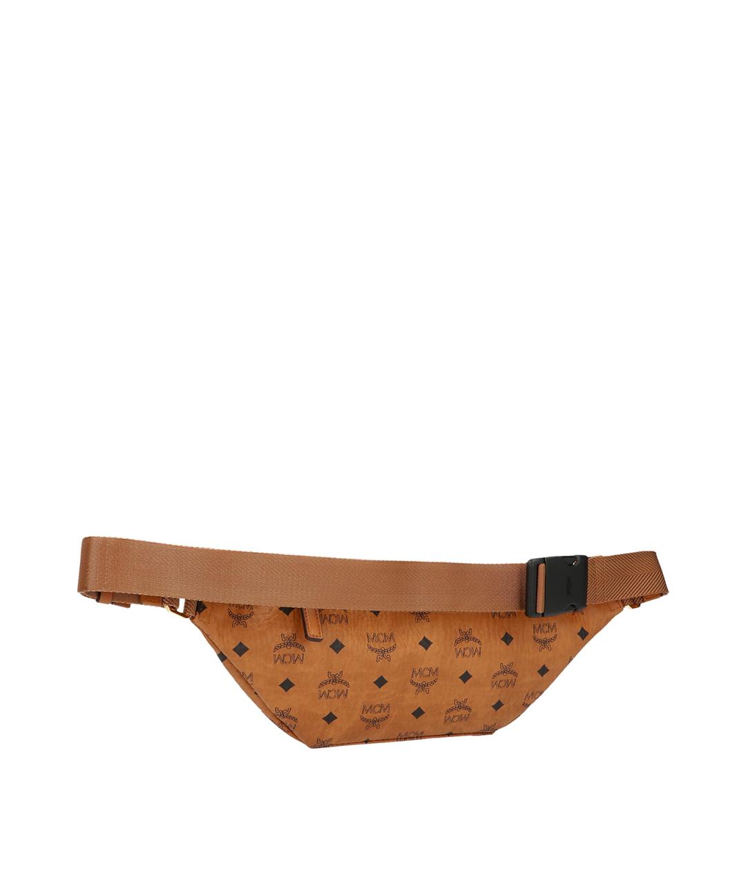 MCM Коричневая поясная сумка, фото 2