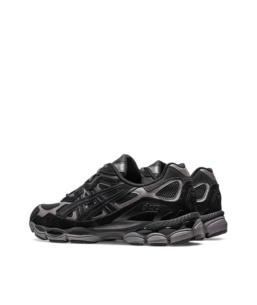 ASICS Черные текстильные низкие кроссовки / кеды, фото 3