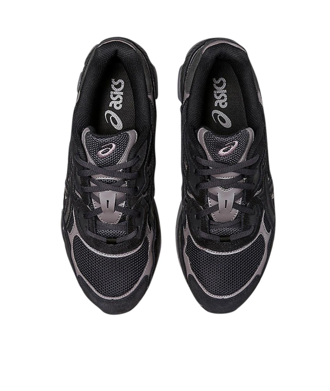 ASICS Черные текстильные низкие кроссовки / кеды, фото 6