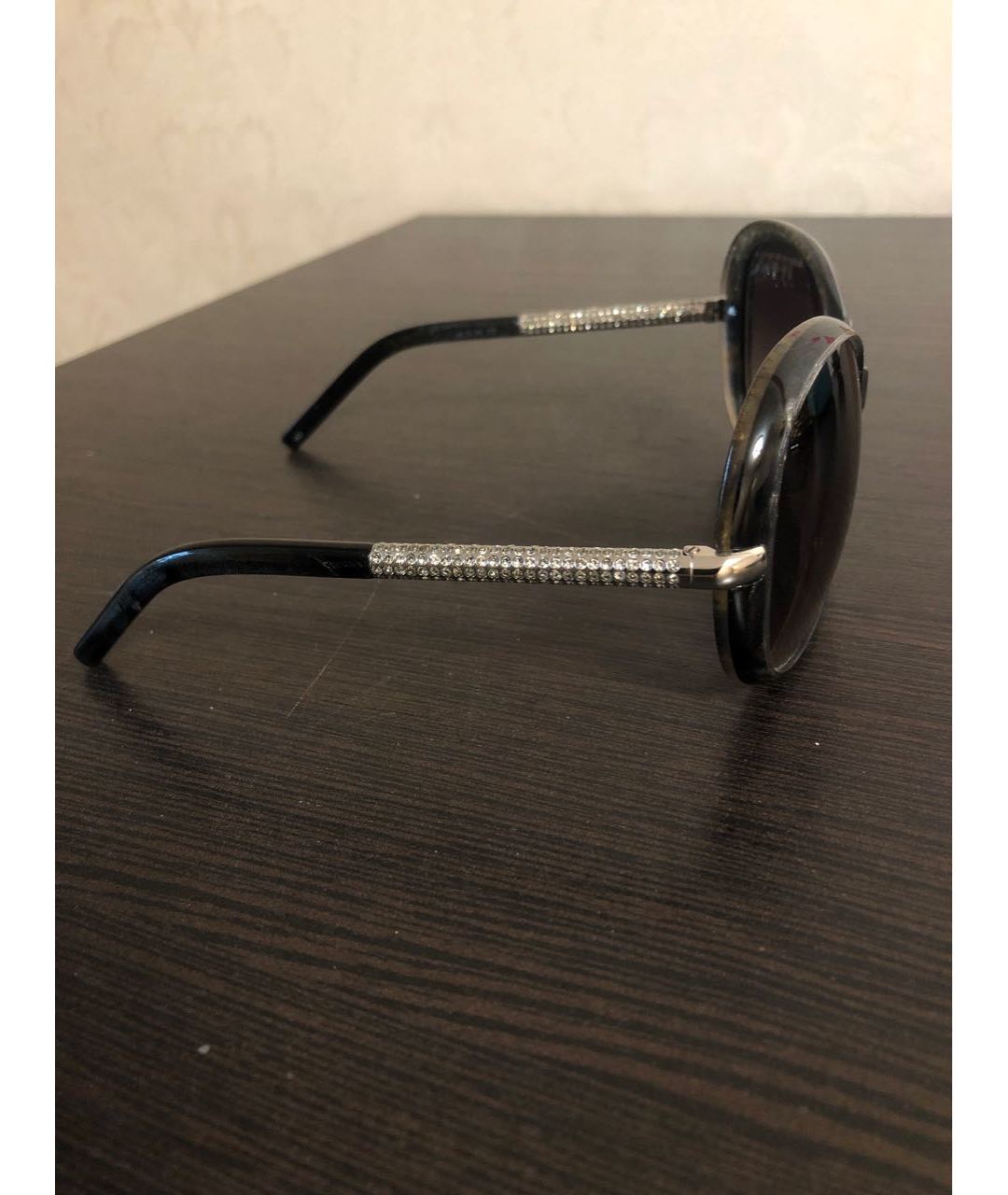 ERMANNO SCERVINO Антрацитовые солнцезащитные очки, фото 2