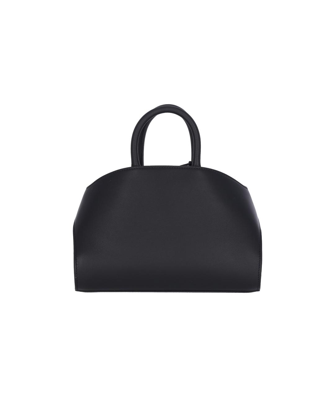 FERRAGAMO Черная кожаная сумка тоут, фото 3