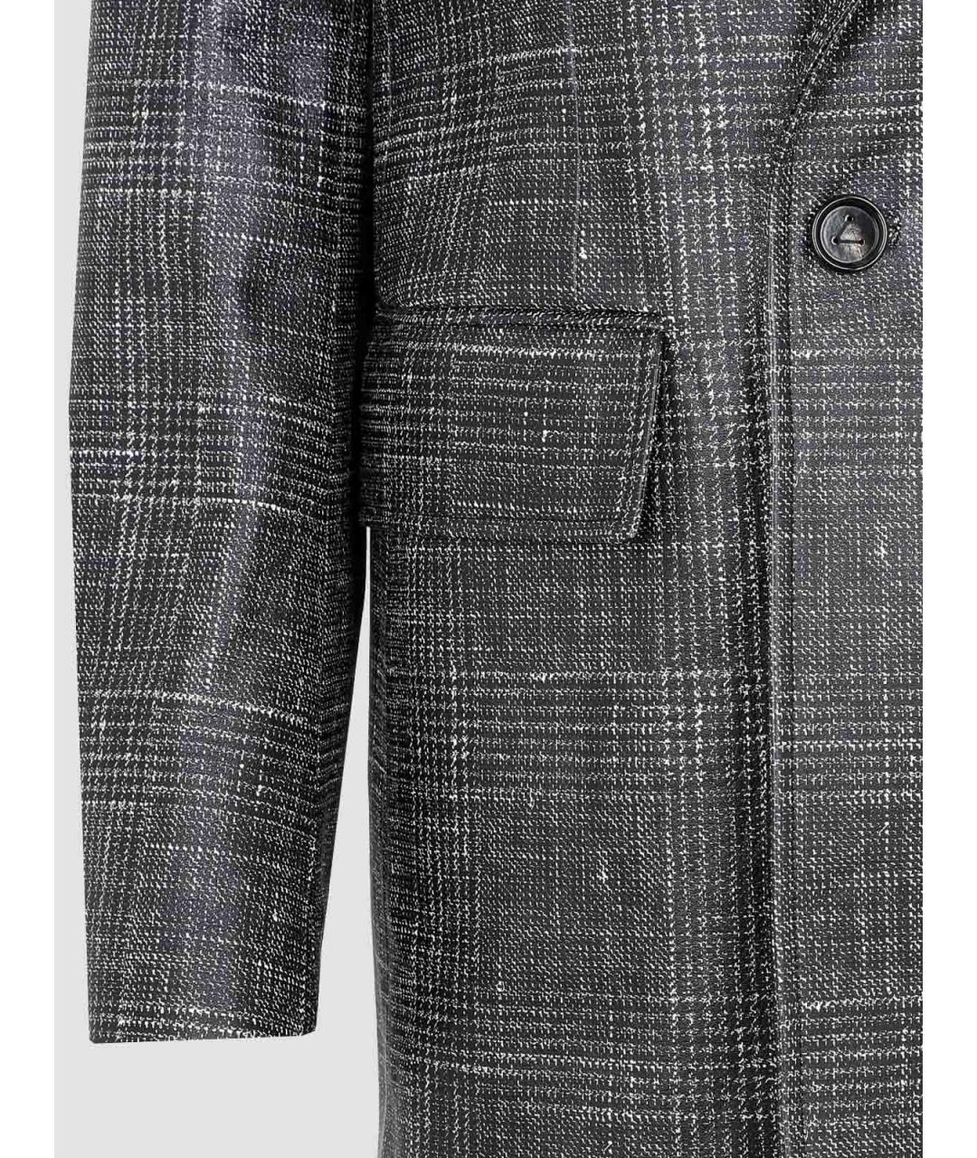 BOTTEGA VENETA Серый кожаный жакет/пиджак, фото 3