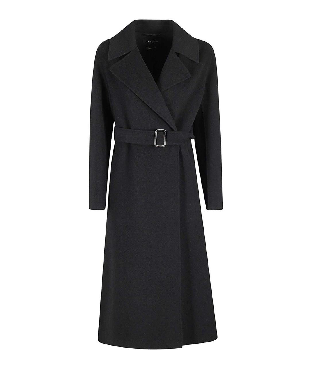 WEEKEND MAX MARA Черная шерстяная куртка, фото 1