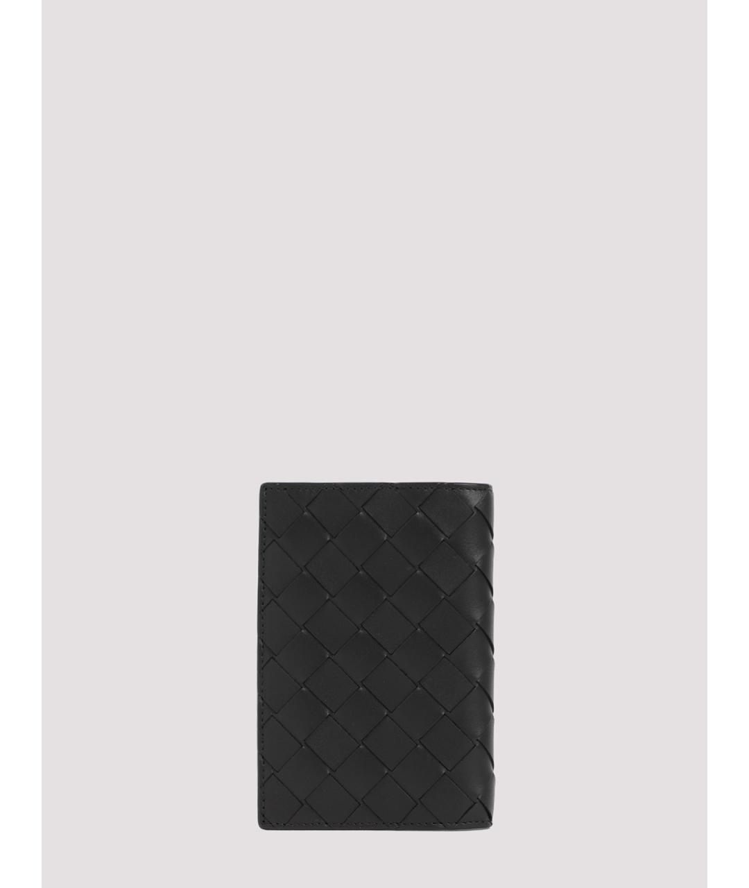 BOTTEGA VENETA Черный кожаный кардхолдер, фото 2