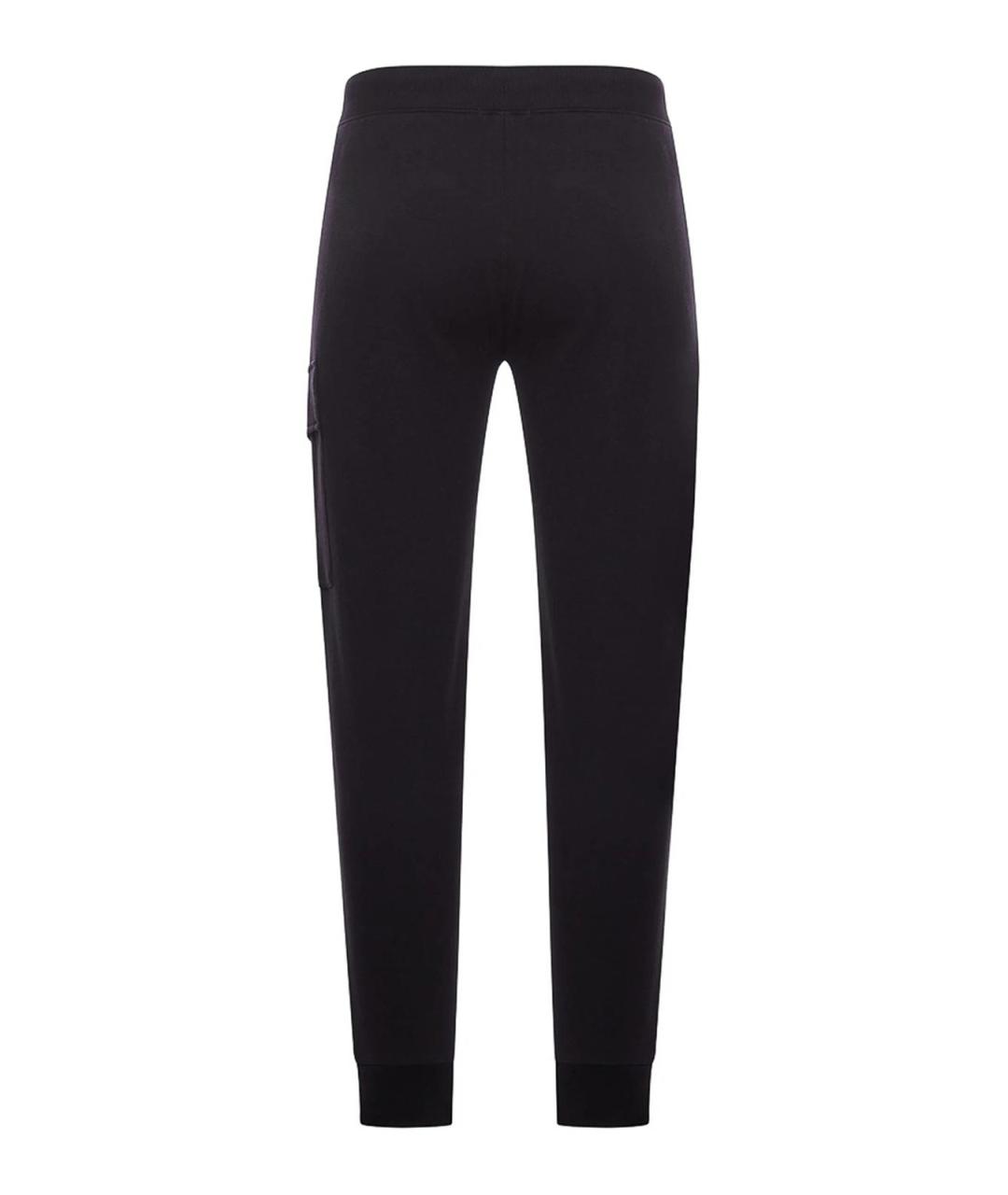 CP COMPANY Черные хлопковые повседневные брюки, фото 2