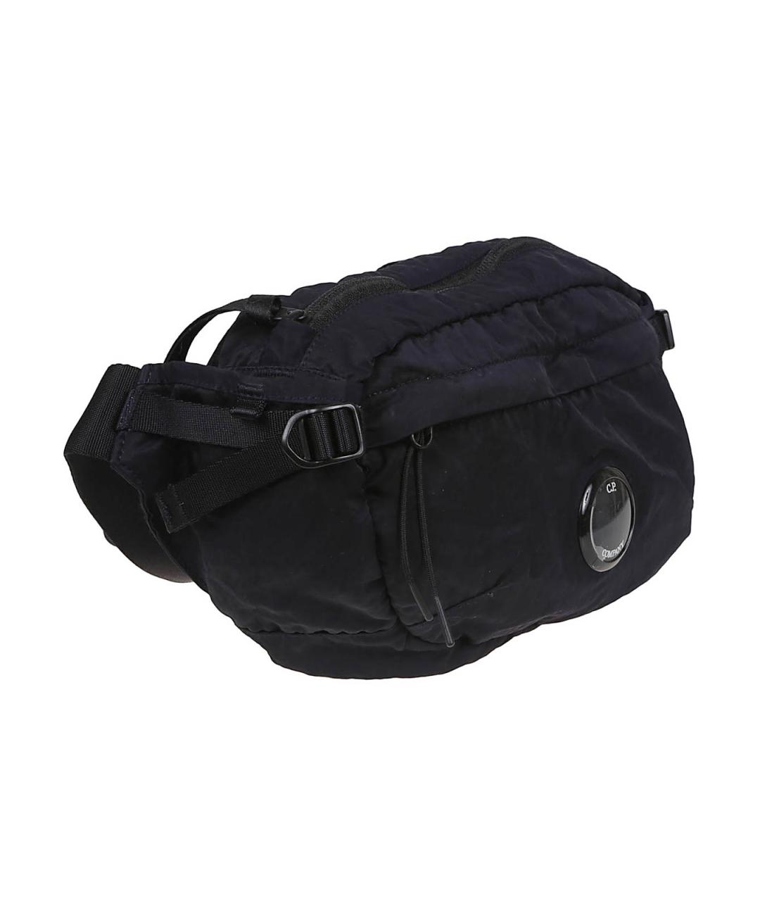 CP COMPANY Синяя синтетическая поясная сумка, фото 3