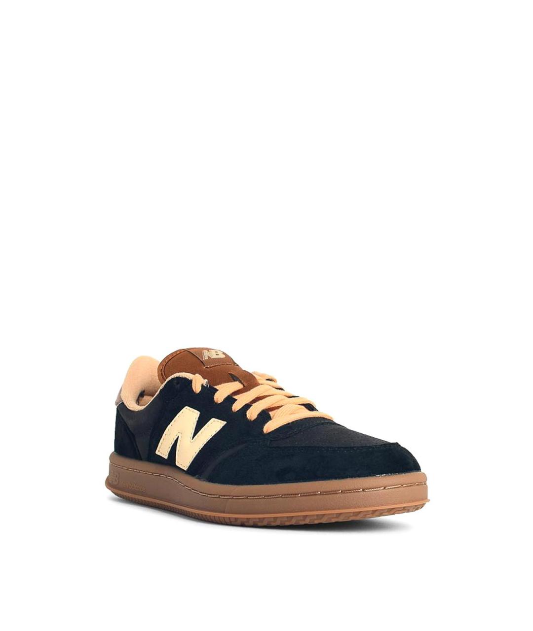 NEW BALANCE Черные текстильные низкие кроссовки / кеды, фото 2