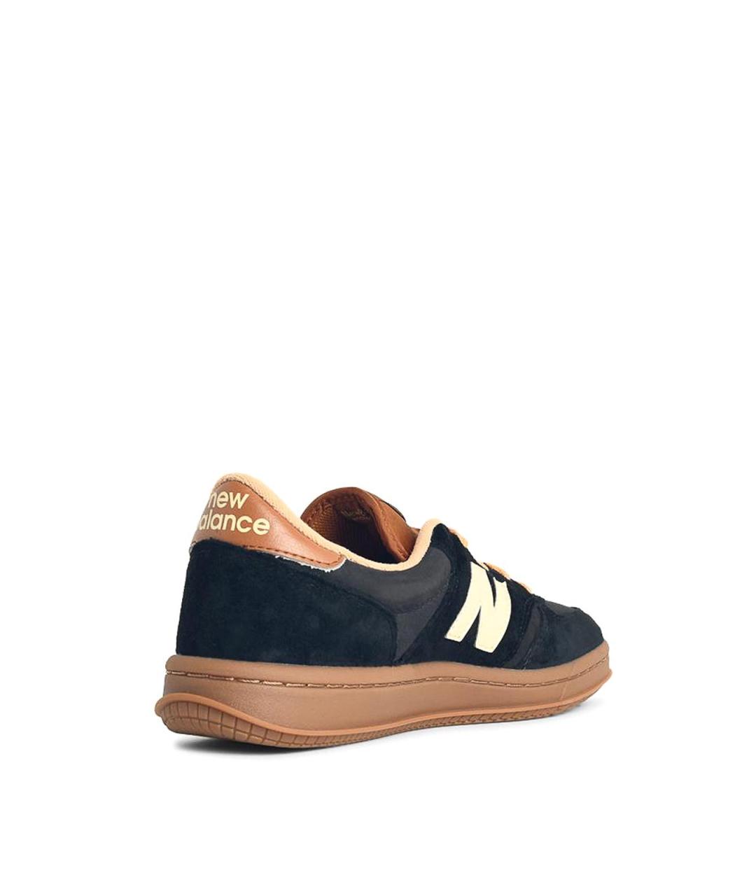 NEW BALANCE Черные текстильные низкие кроссовки / кеды, фото 3
