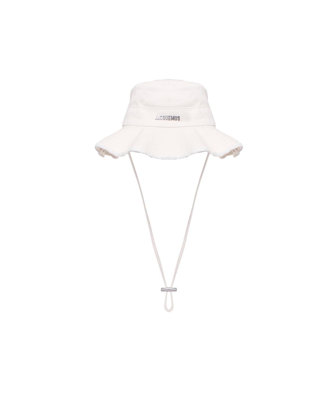 JACQUEMUS Белая хлопковая кепка/бейсболка, фото 3