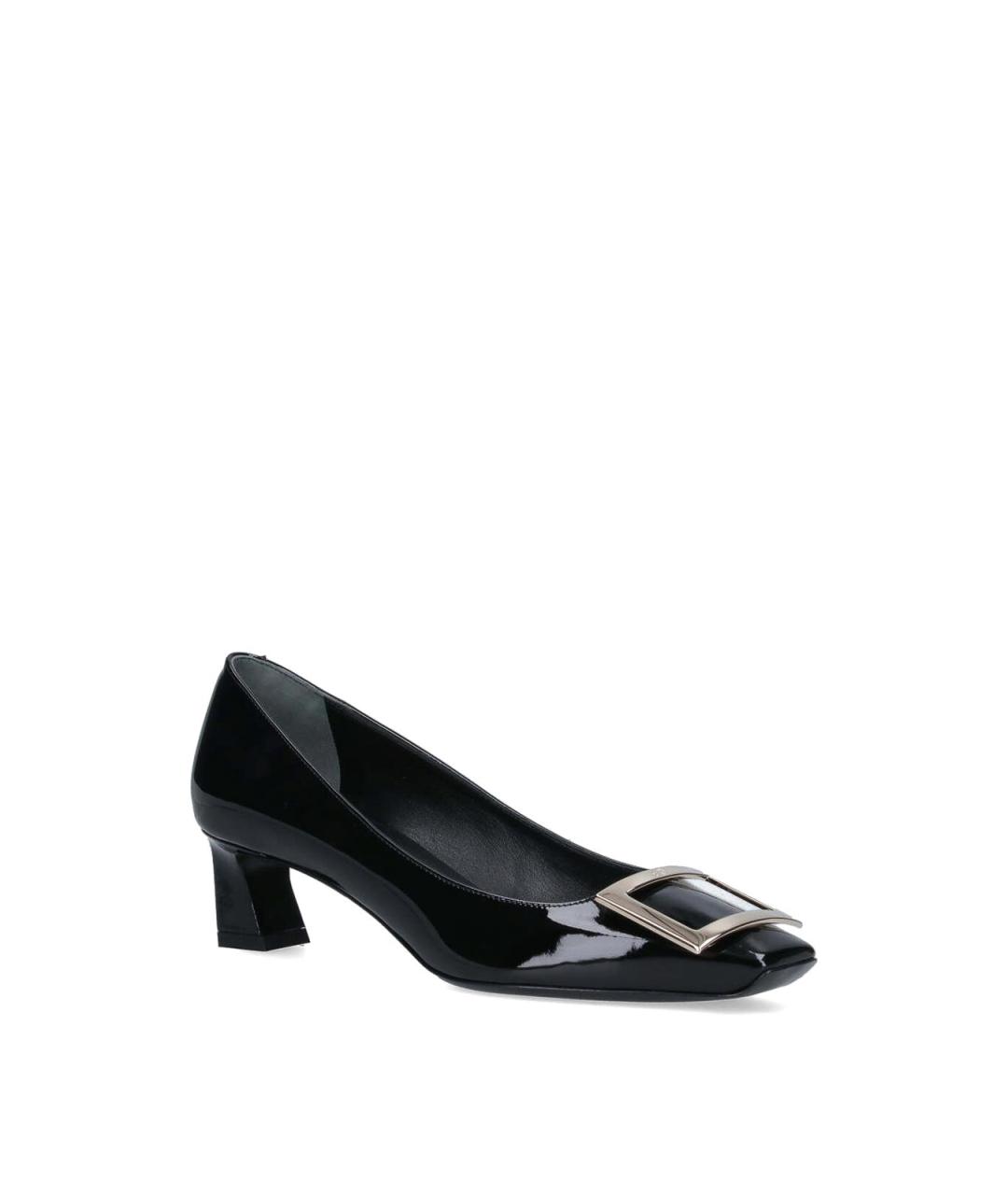 ROGER VIVIER Черные кожаные туфли, фото 2
