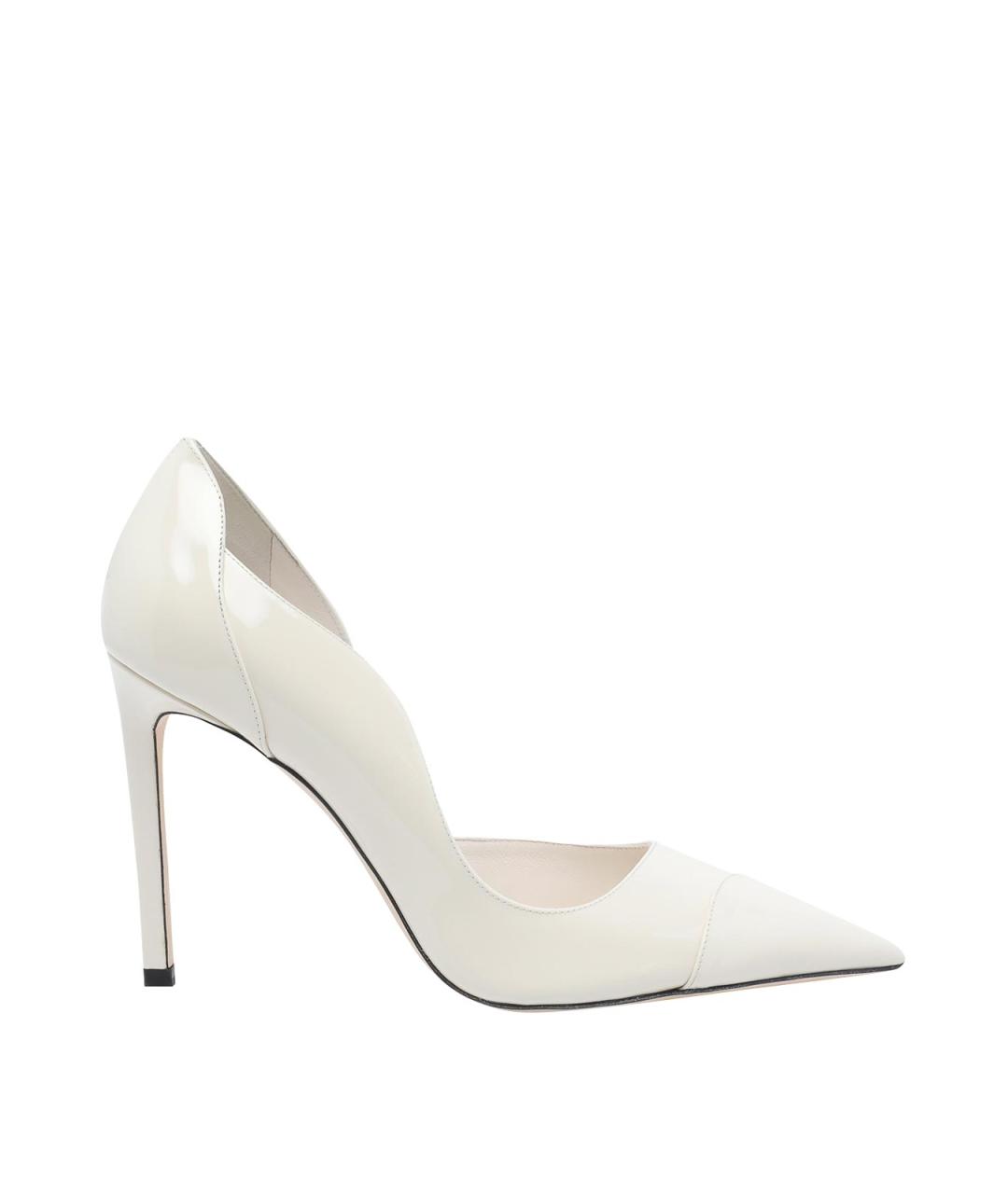 JIMMY CHOO Белые кожаные туфли, фото 1