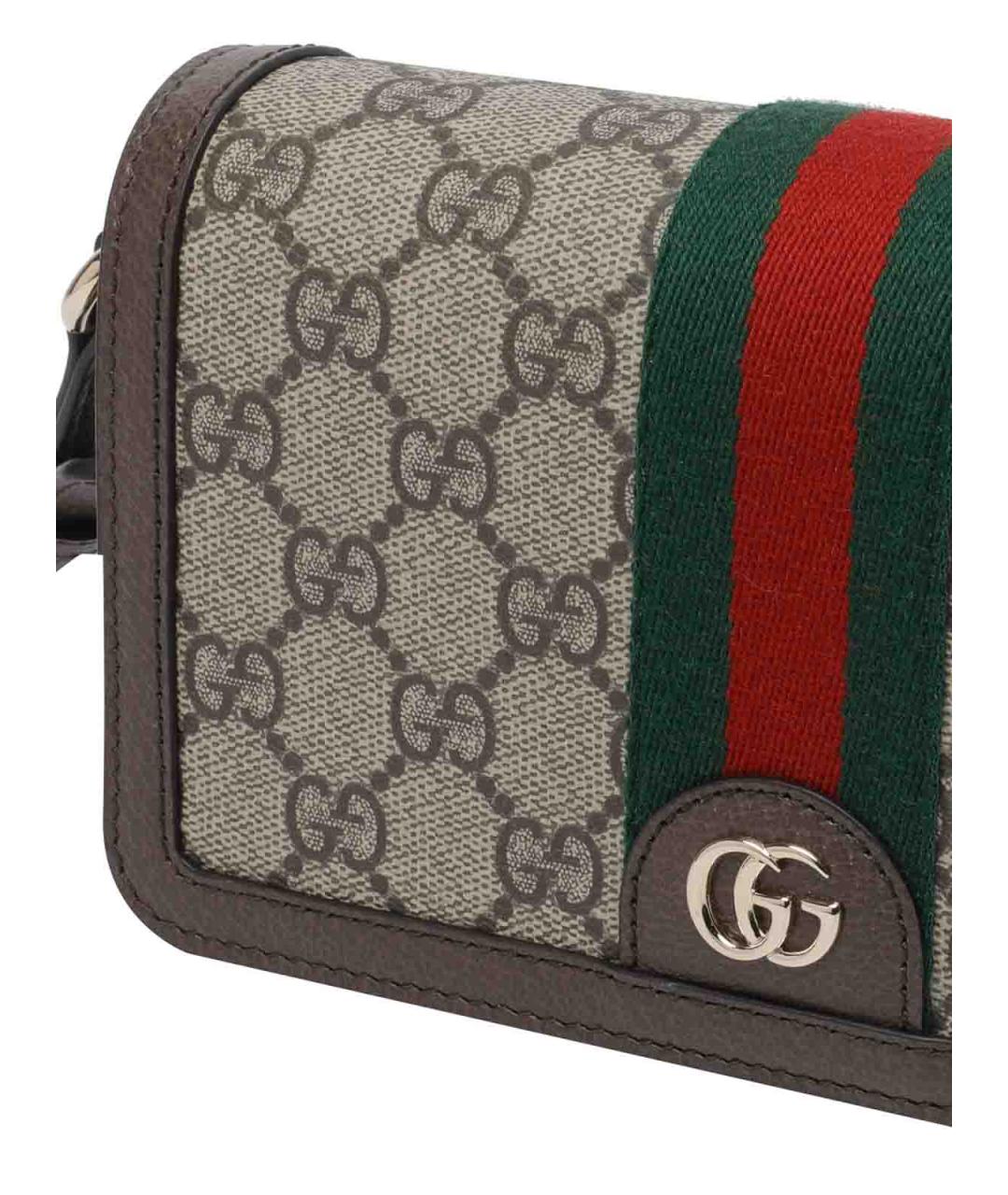 GUCCI Коричневая сумка через плечо, фото 4