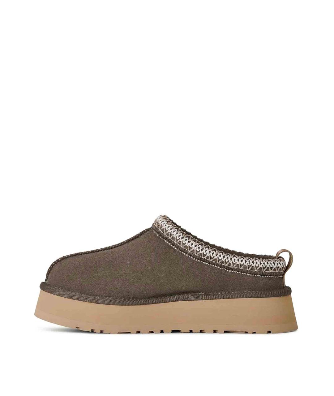 UGG Коричневые замшевые мюли, фото 4