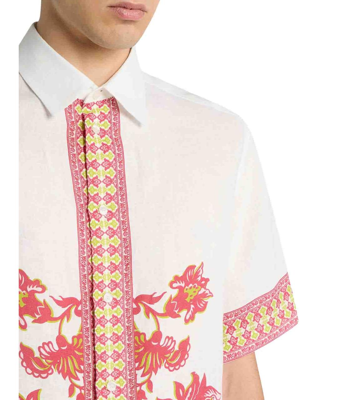 ETRO Мульти льняная кэжуал рубашка, фото 4