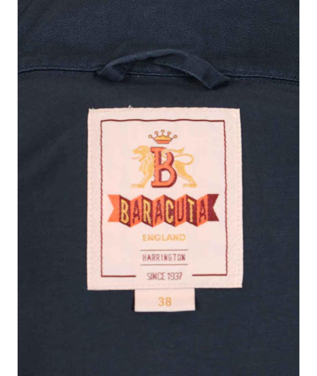 BARACUTA Синяя хлопковая куртка, фото 5
